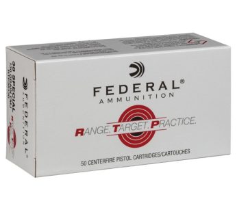 Federal Range Target Practice .38 Special 130gr FMJ 50-Rounds