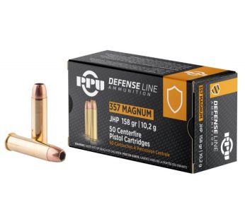 PPU Handgun 357 Mag 158gr JHP 50-Rounds