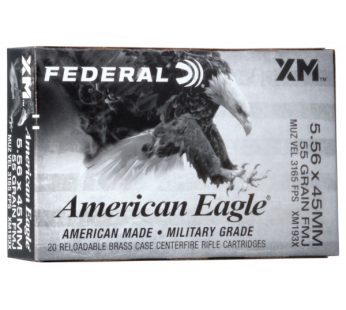 Federal American Eagle 5.56x45mm 55gr FMJBT 20-Rounds