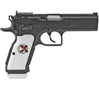 EAA Witness Stock II Xtreme 9mm Luger Semi Auto Pistol 4.5″ Barrel 17 Rounds Hand Tuned Adjustable Supersight Steel Frame Aluminum Grips Two Tone Finish