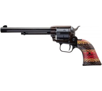 Heritage Rough Rider Coral Snake .22 LR Single Action Rimfire Revolver 6.5″ Barrel 6 Rounds TALO Exclusive Coral Snake Skin Synthetic Grips Blued