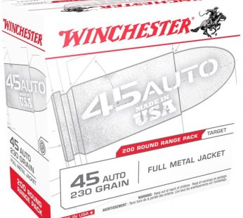 Winchester .45 ACP 230gr FMJ 200-Rounds