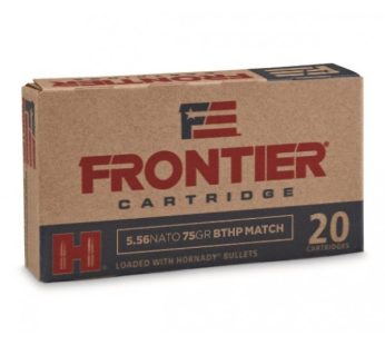 Hornady Frontier Cartridge 5.56x45mm NATO 75gr BTHPM 20-Rounds